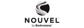 Nouvel by Bedrosians ultra-low silica quartz logo