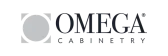 Omega Cabinetry semi-custom cabinet brand logo